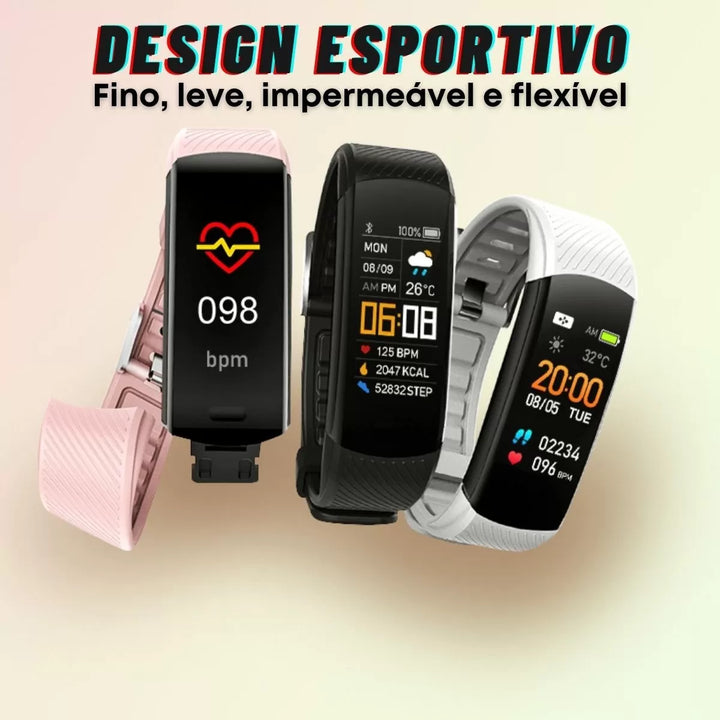 Smartwatch Esportivo Multifuncional Slim [FRETE GRÁTIS]