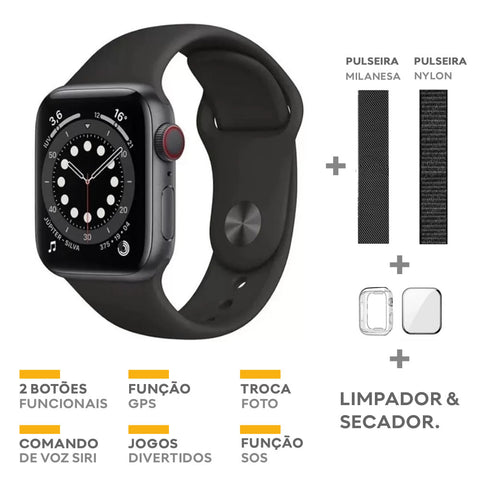 Iwo 14 Watch Series 7 GPS + [5 BRINDES] Frete Grátis 12x